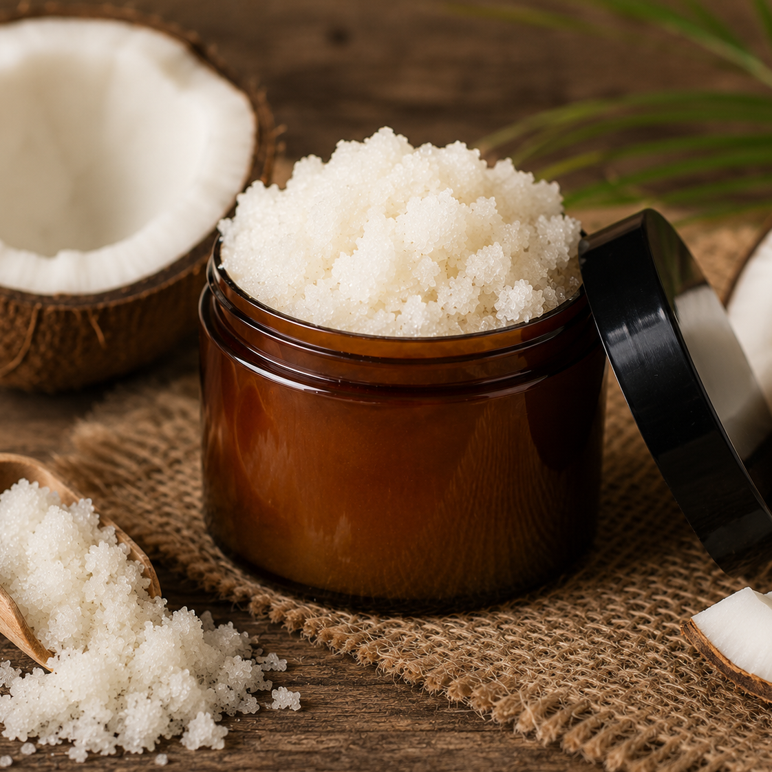 Goat Milk Foaming Sugar Scrub Coconut Paradise