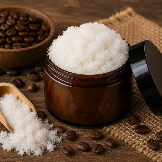 Goat Milk Foaming Sugar Scrub Coffee