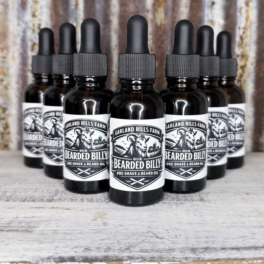 Our Bearded Billy- Pre Shave & Beard Oil (1oz)